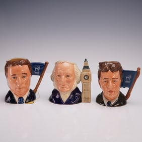 3pc Royal Doulton Small Character Jugs