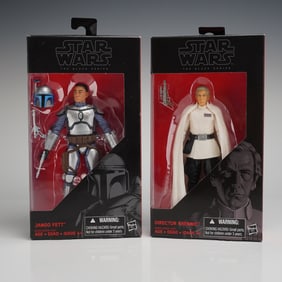 2pc Star Wars Black Series Jango Fett and Krennic Figures