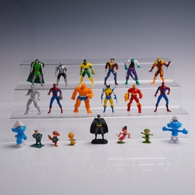 20pc Comic and Cartoon Character Mini Figurines