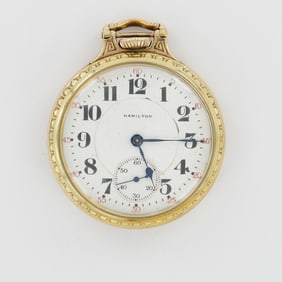 Hamilton Watch Co. 992 16S 10K Gold Filled LS Pocket Watch