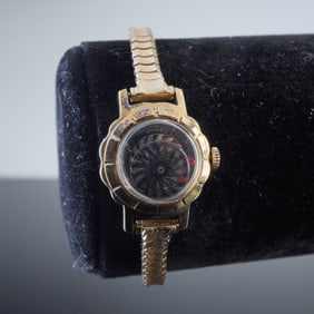 Ernest Borel Cocktail Kaleidoscope Gold-Toned Ladies Wristwatch