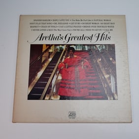Atlantic Records Aretha Franklin Vinyl Record, Aretha's Greatest Hits