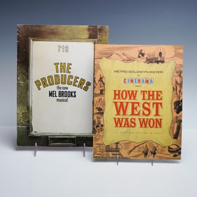 2pc Movie Booklets The Producers & How the West Was Won