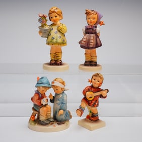 A Collection of Four Goebel M. I. Hummel Figurines, West Germany