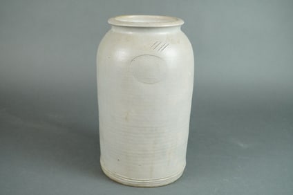 A Salt-Glazed Stoneware Storage Jar by W. Soper & Son, Wellington