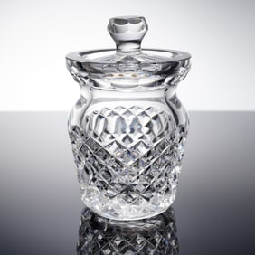 Tipperary Crystal Alana Pattern Honey Jar with Lid