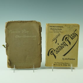 2pc Early 20th Century Passion Play Oberammergau Books