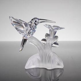 Swarovski Crystal Figurine, Hummingbird