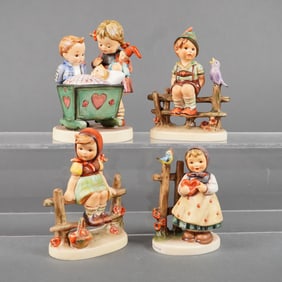 4pc Goebel Hummel Figurines including Blessed Event