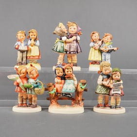6 Goebel Hummel Figurines incl. Telling Her Secret