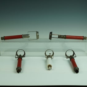 5pc Lighting Tools w/ 1 Twilight Candlestick Oil Lamp & 4 Igniters