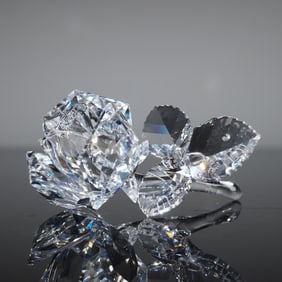 Swarovski Crystal Figurine Rose Blossom