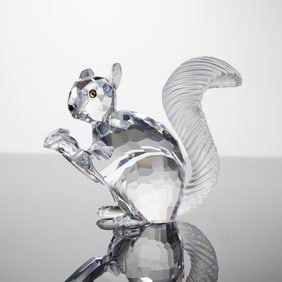 Swarovski Crystal SCS 10th Anniversary Figurine, Squirrel