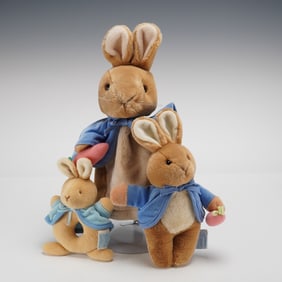 A Trio of Eden Frederick Warne Peter Rabbit Plush Toys