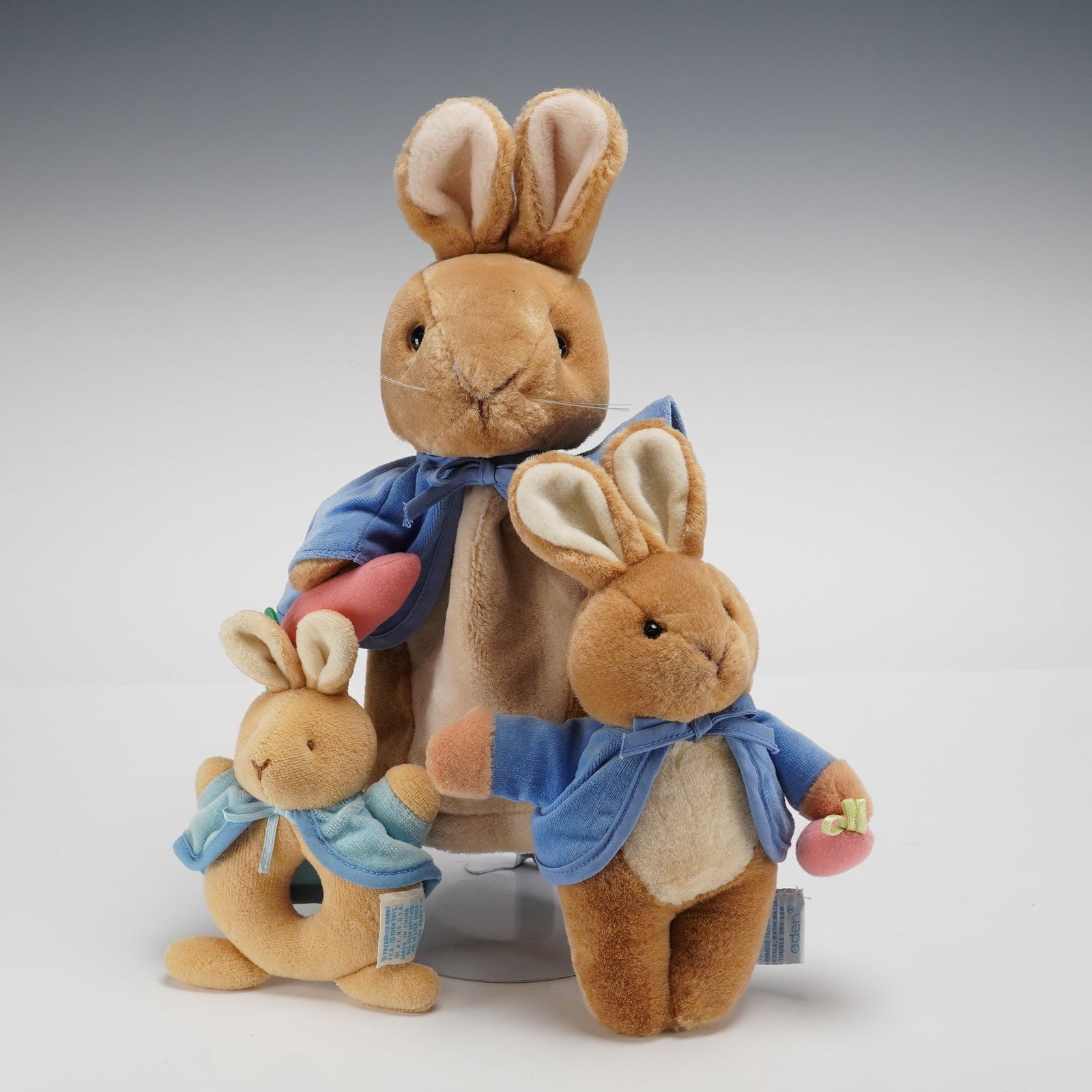 A Trio of Eden Frederick Warne Peter Rabbit Plush Toys (1 of 3)