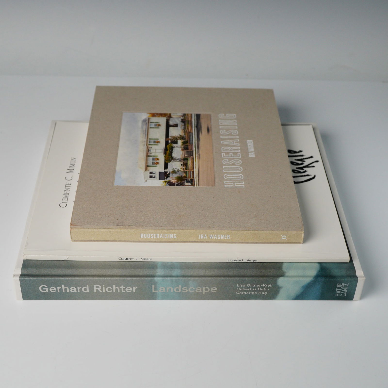 3 Art and Photo Books, Houseraising, American Landscapes, Gerhard Richter (1 of 7)