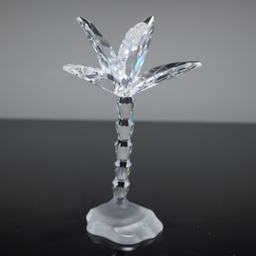 Swarovski Crystal Palm Tree Figurine Signed Michael Stamey, 679870