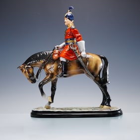 Michael Sutty Porcelain Sculpture, 18th Bengal Lancers
