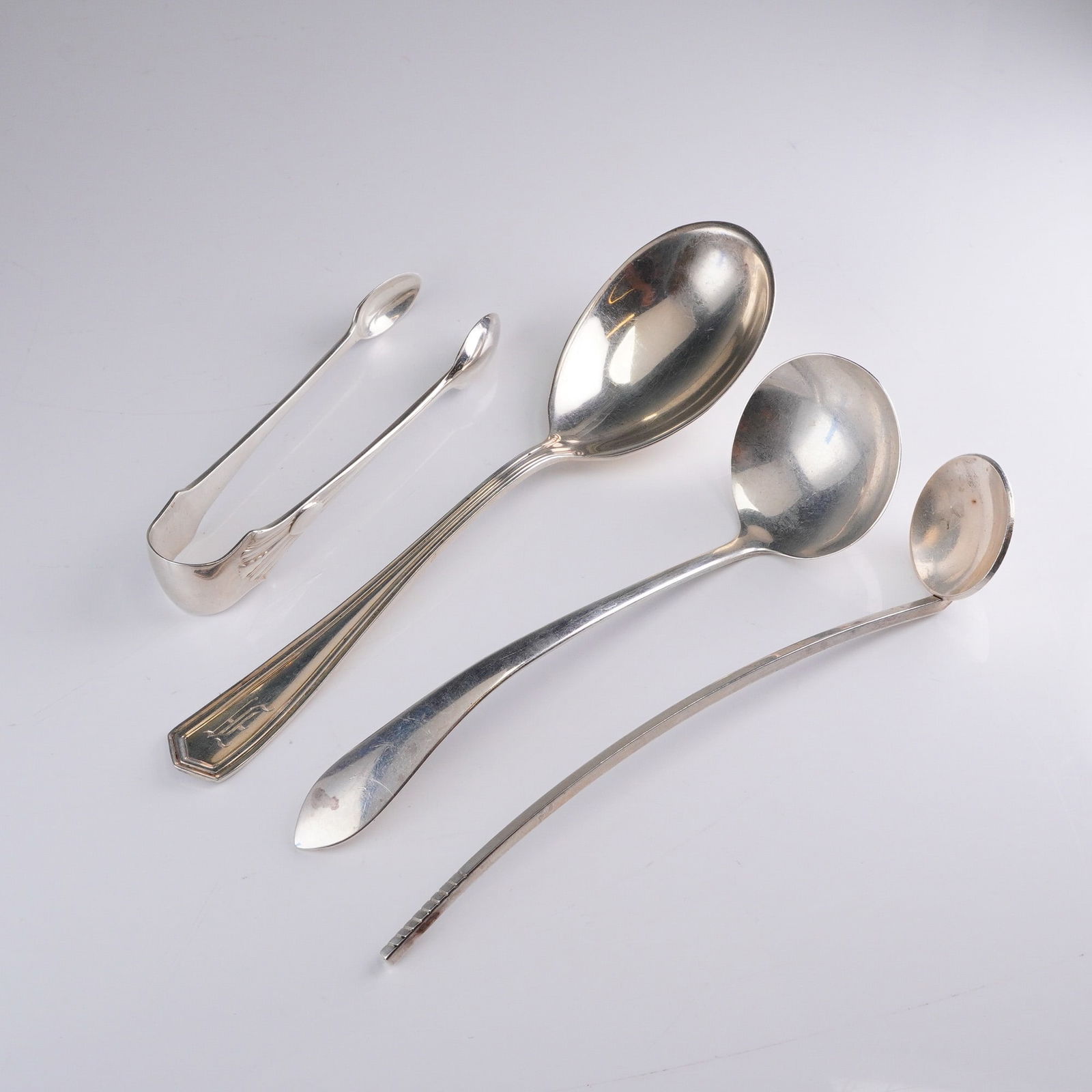 4 Sterling Silver Serving Implements, Am/British (1 of 5)