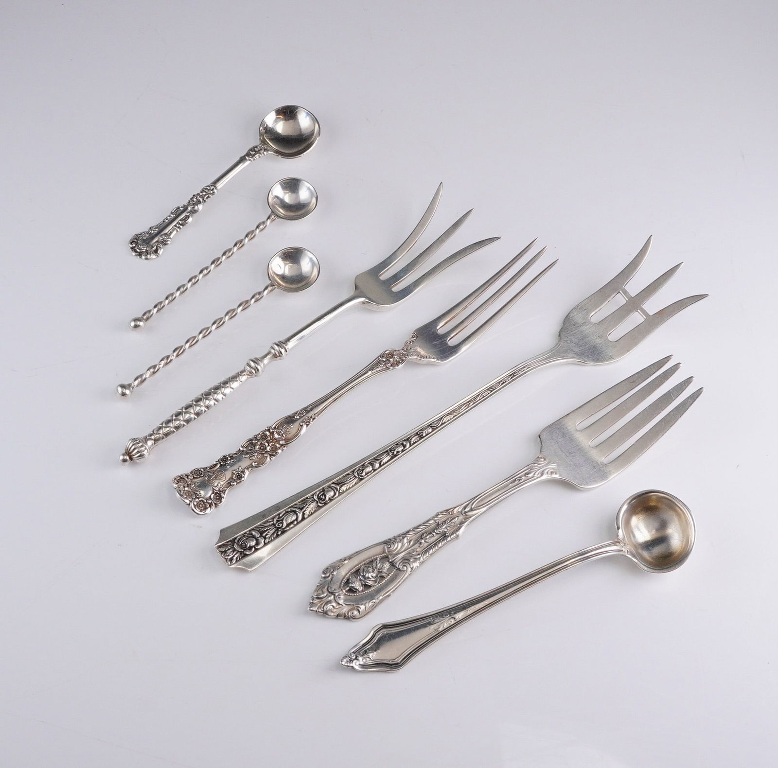 8 Gorham Sterling Silver Flatware, Buttercup Pattern (1 of 6)
