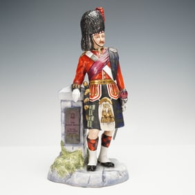 Michael Sutty Porcelain Sculpture, Black Watch