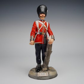 Michael Sutty Porcelain Sculpture, Grenadier