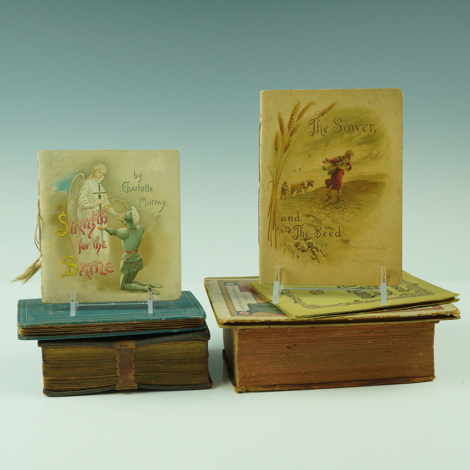 7pc Antique Religious and Inspirational Works (1 of 4)