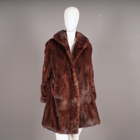 Woman's Full-Skin Mink Fur Coat