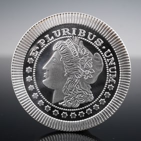 One Troy Ounce Morgan Dollar Silver Round