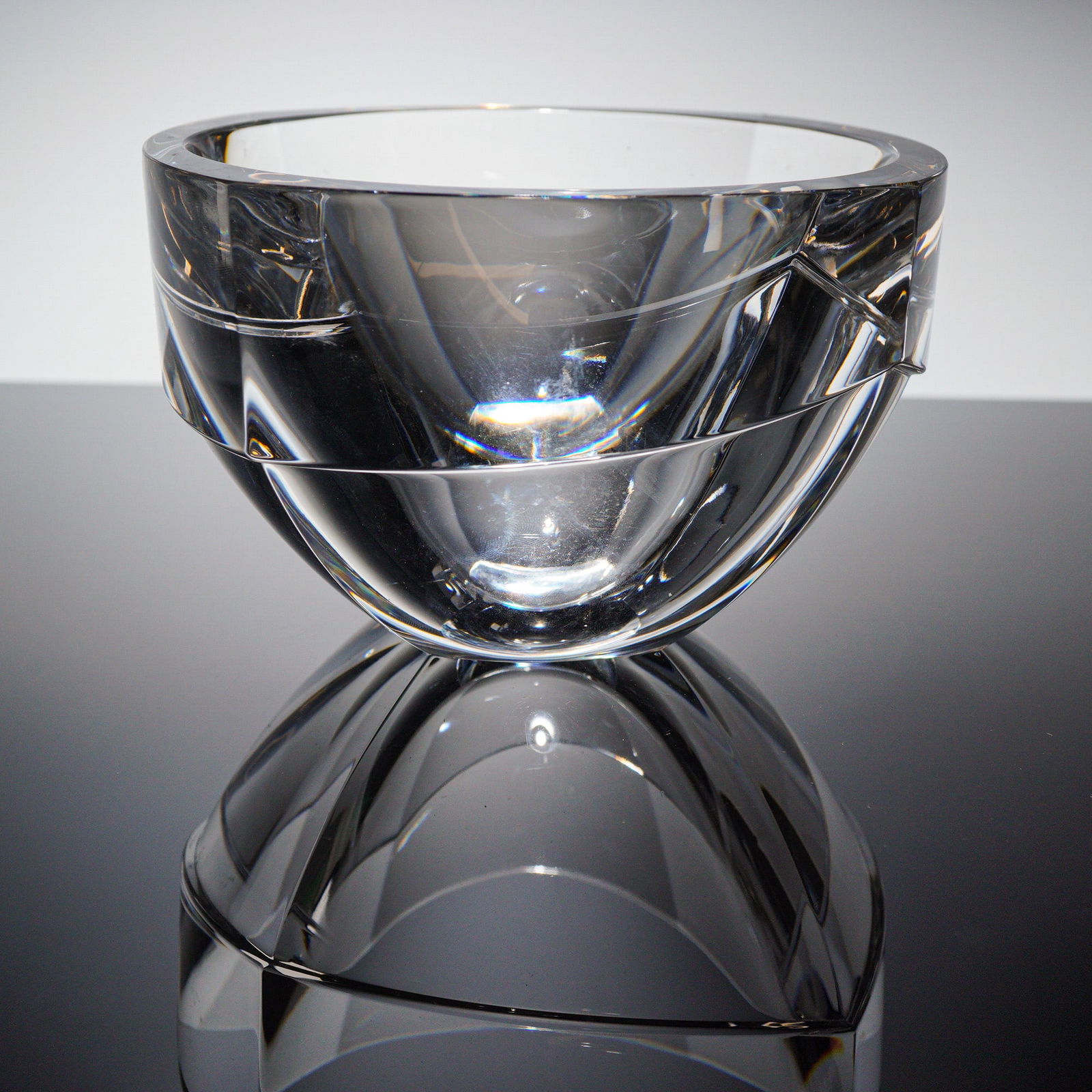 Orrefors Crystal Centerpiece Bowl Designed by Erika Lagerbielke (1 of 3)