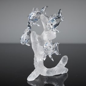 Swarovski School of Fish Crystal Figurine