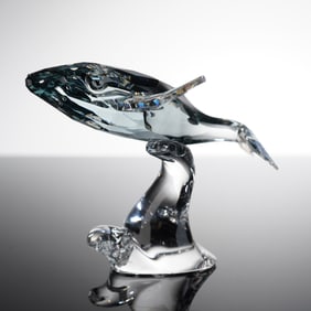 Swarovski SCS Young Humpback Whale Figurine