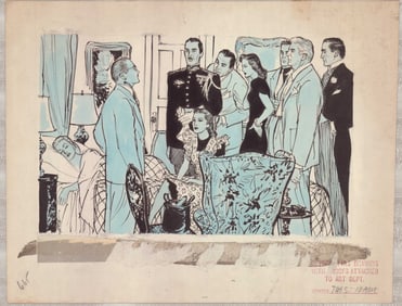 Wayne Hall Illustration Doctor Insisted Everyone Leave