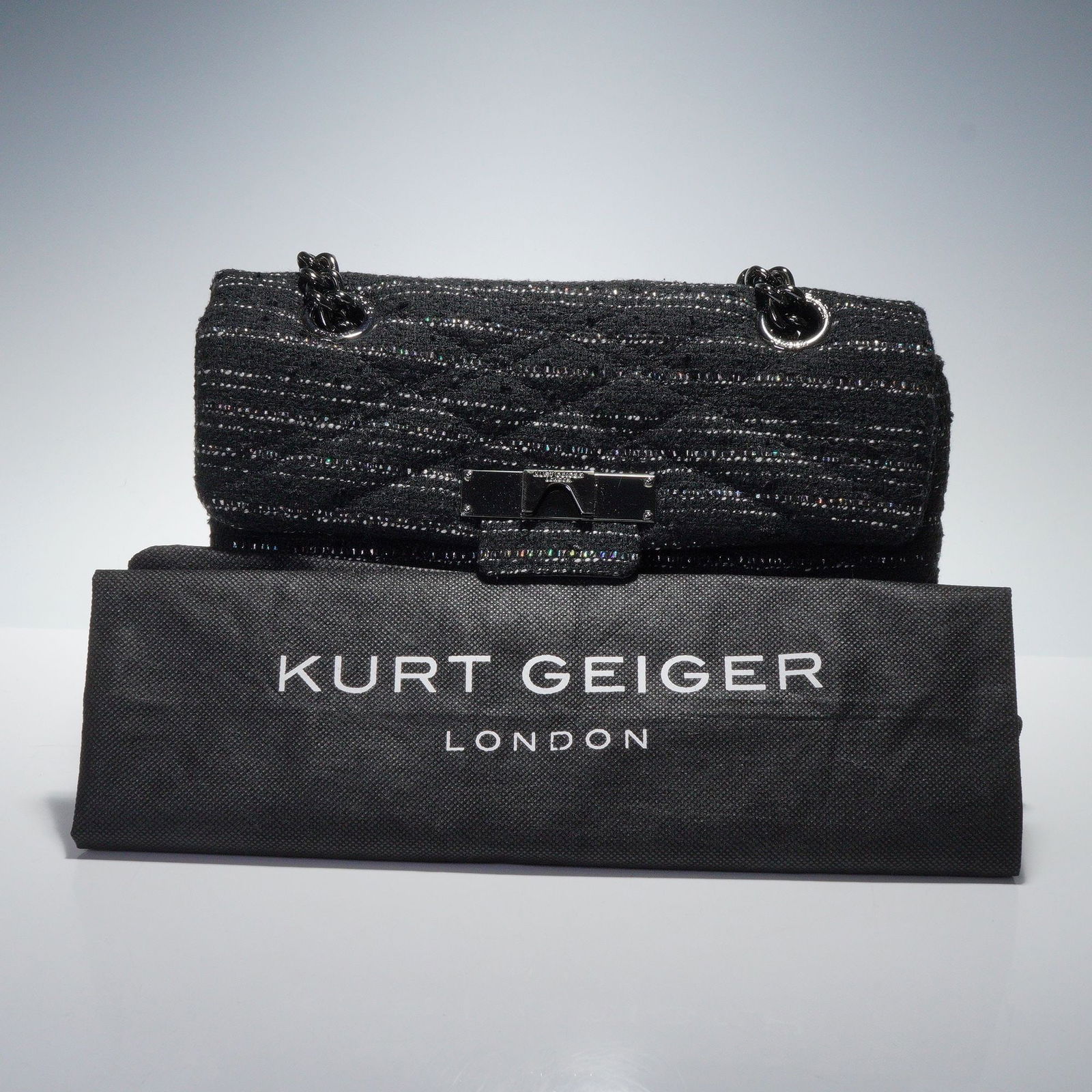Kurt Geiger London Tweed Shoulder Bag (1 of 5)
