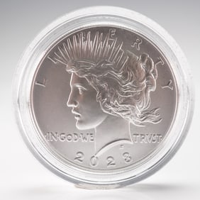 US 2023 $1 Peace Silver Dollar P Mint Uncirculated OGP