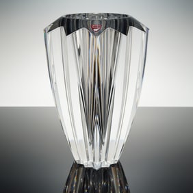 Orrefors Crystal Fleur Vase designed by Jan Johansson