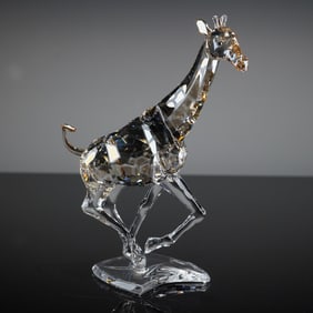 Swarovski Crystal Running Giraffe Figurine 935896