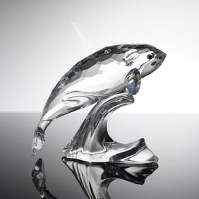 Swarovski Orca (Killer Whale) Crystal Figurine