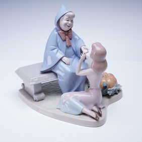 Lladro Porcelain Figurine Cinderella Rags 01007553, Signed