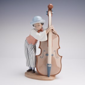 Lladro Porcelain Figurine, Jazz Bass 1005834