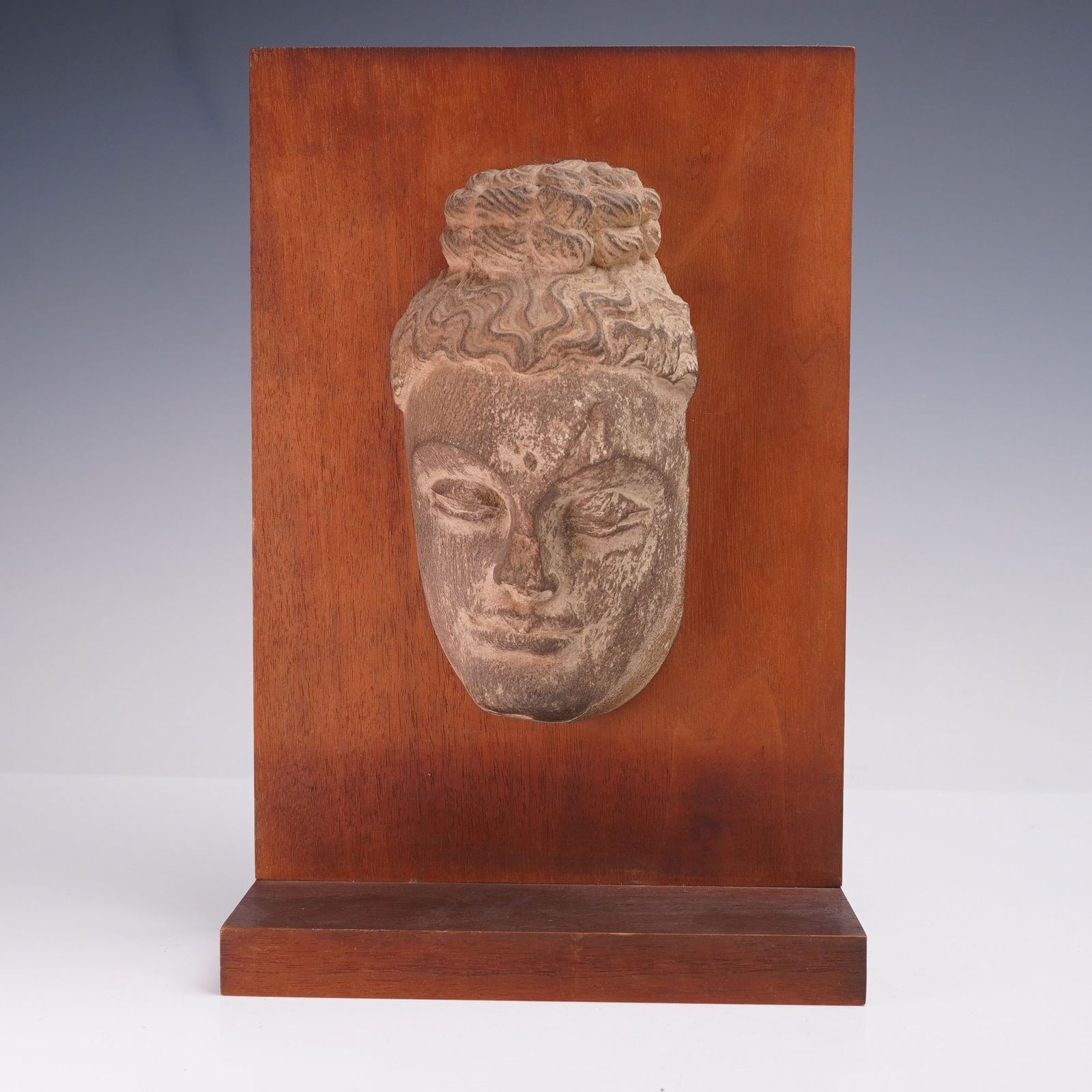 Ancient Gandhara Carved Grey Schist Stone of the Buddha (1 of 5)