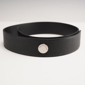 Longchamp Black Leather Strap, Made in France
