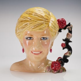 Noble Ceramics Diana Princess of Wales Jug by Ray Noble