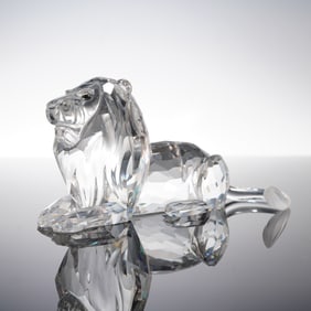 Swarovski 1995 Annual Edition Inspiration Africa Crystal Figurine, Lion