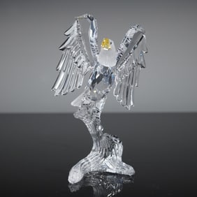 Swarovski Bald Eagle Crystal Figurine by Adi Stocker, 248003