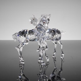 Swarovski Crystal Figurine, Foals
