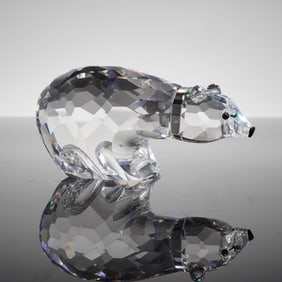 Swarovski Crystal Figurine, Polar Bear