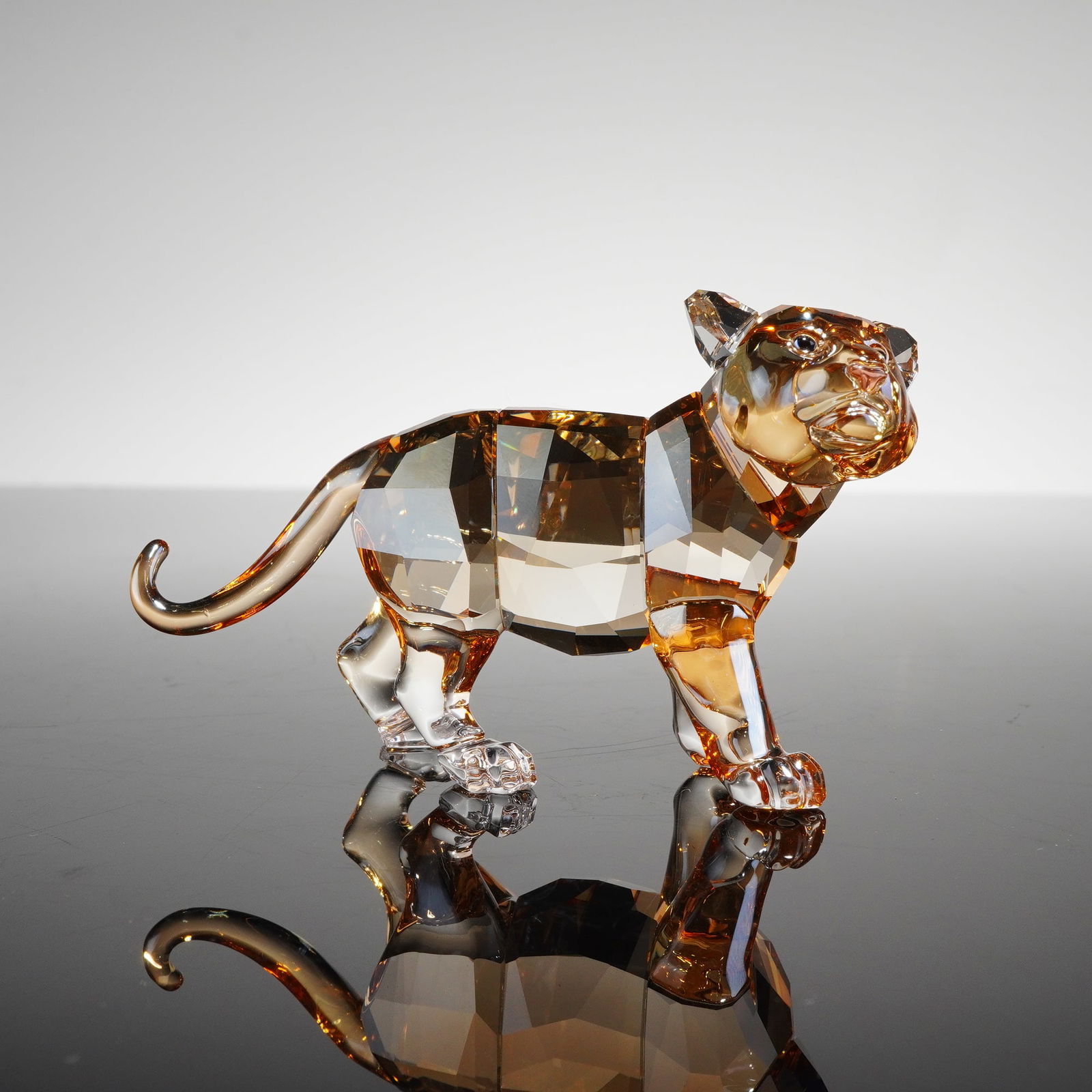Swarovski Crystal SCS Standing Tiger Cub Figurine (1 of 5)