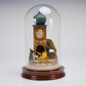 Goebel M.I. Hummel The Mail is Here Clock Tower Vignette by Olszewski