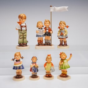 A Collection of 7 Goebel M.I. Hummel Club Exclusive Figurines with Boxes